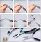 3 Pcs Jewelry Making Tools Pliers Kit, Includes Needle Nose/Round Nose Pliers/Diagonal, Wire Cutters for Jewelry Making Wire Wrapping Beading Crafts Matte Handle
